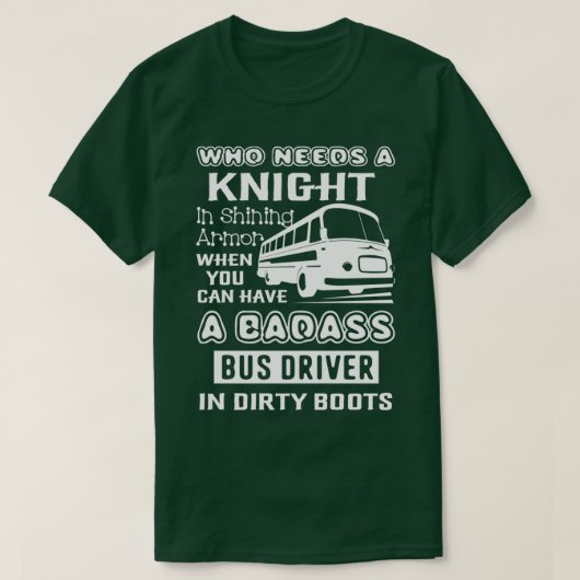 Stuurprogramma bus-stuurprogrammabus t-shirt (Design voorkant)
