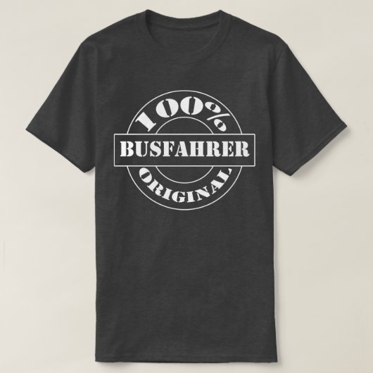 Stuurprogramma bus t-shirt (Design voorkant)