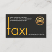 Stuurprogramma Creative Yellow TAXI Signage Ride S Visitekaartje (Achterkant)