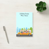 Stuurprogramma Cute Owl School Bus Post-it® Notes (Kantoor)