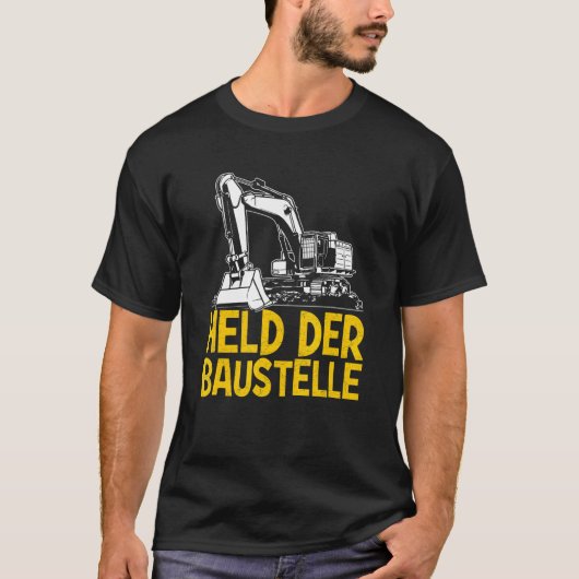 Stuurprogramma Der Construction Site Digger Constr T-shirt (Voorkant)