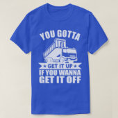 Stuurprogramma Dump Truck Tipper Driver T-shirt (Design voorkant)