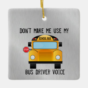Stuurprogramma Funny School Keramisch Ornament