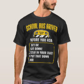 Stuurprogramma Funny School T-shirt (Voorkant)
