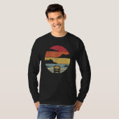 Stuurprogramma Gele School Bus Sunset School Bus T-shirt (Voorkant volledig)
