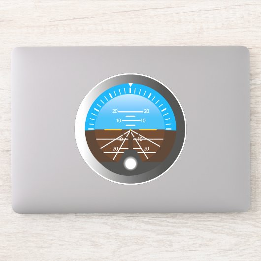 Stuurprogramma Gyro Cockpit Dial Sticker (Computer)
