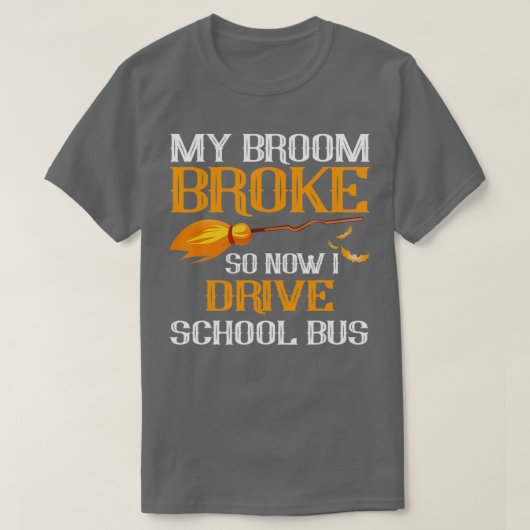 Stuurprogramma Halloween School Bus T-shirt (Design voorkant)