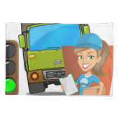 Stuurprogramma Hoesje Vrouw Kussensloop (Achterkant)