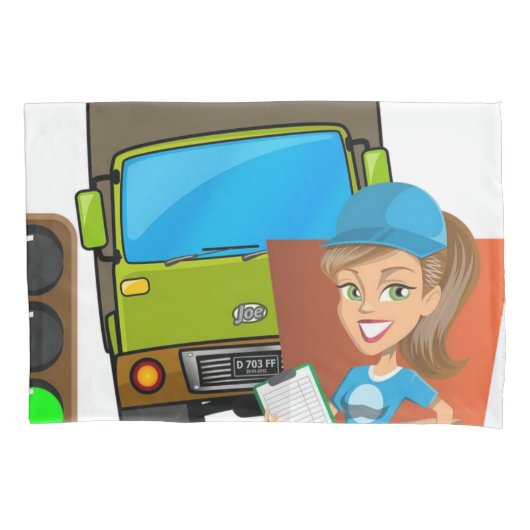 Stuurprogramma Hoesje Vrouw Kussensloop (Voorkant)