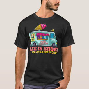 Stuurprogramma Ice Cream Truck Gift Ice Cream Man T-shirt