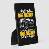 Stuurprogramma in ruste bus fotoplaat (Zijkant)