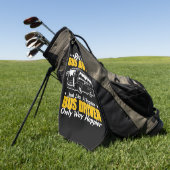 Stuurprogramma in ruste bus golfhanddoek (Groen)