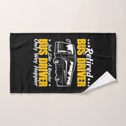 Stuurprogramma in ruste bus handdoek (Handdoek)