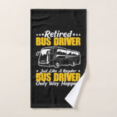 Stuurprogramma in ruste bus handdoek (Handdoek)