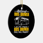 Stuurprogramma in ruste bus keramisch ornament (Rechts)