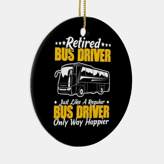 Stuurprogramma in ruste bus keramisch ornament (Rechts)
