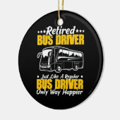Stuurprogramma in ruste bus keramisch ornament (Links)