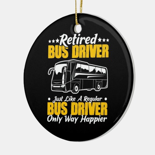 Stuurprogramma in ruste bus keramisch ornament (Links)