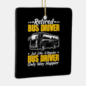 Stuurprogramma in ruste bus keramisch ornament (Rechts)