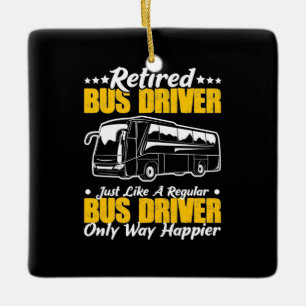 Stuurprogramma in ruste bus keramisch ornament
