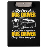 Stuurprogramma in ruste bus klembord (Voorkant)