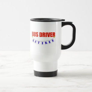 Stuurprogramma in ruste bus reisbeker