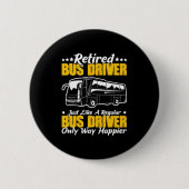Stuurprogramma in ruste bus ronde button 5,7 cm (Voorkant)