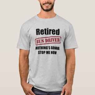 Stuurprogramma in ruste bus t-shirt