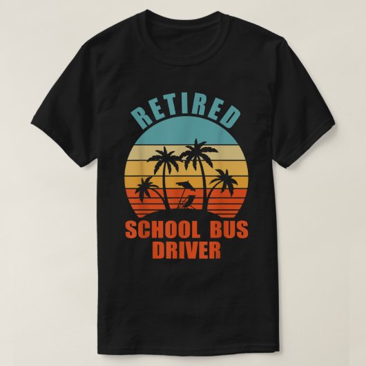 Stuurprogramma in ruste, grappige, gelukkige pensi t-shirt (Design voorkant)
