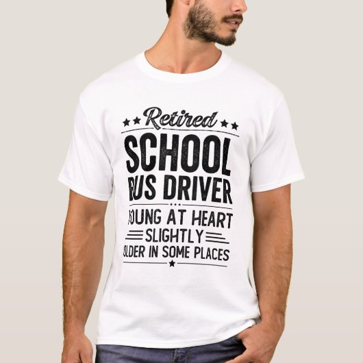 Stuurprogramma in ruste school t-shirt (Voorkant)