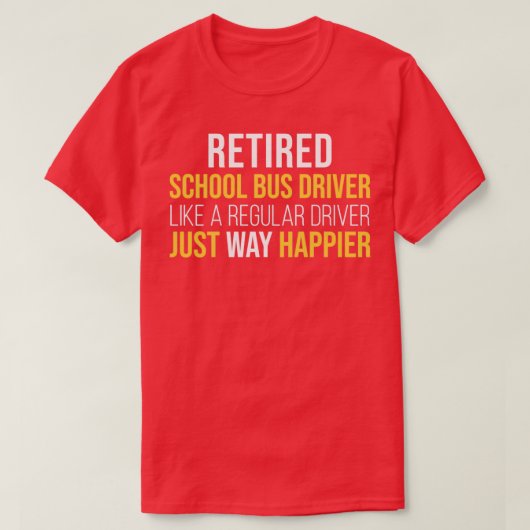 Stuurprogramma in ruste t-shirt (Design voorkant)