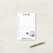 Stuurprogramma-instructeur voor een persoonlijk ti post-it® notes (Op bureau)