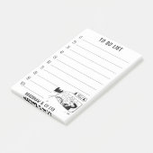 Stuurprogramma-instructeur voor een persoonlijk ti post-it® notes (Schuin)