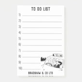 Stuurprogramma-instructeur voor een persoonlijk ti post-it® notes (Voorkant)