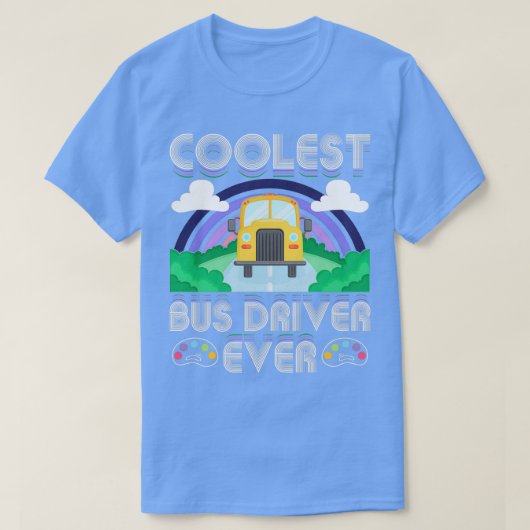 Stuurprogramma koelste bus t-shirt (Design voorkant)