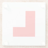 Stuurprogramma L-Bord Leerling/Bachelorette-nacht Glazen Onderzetter (Achterkant)