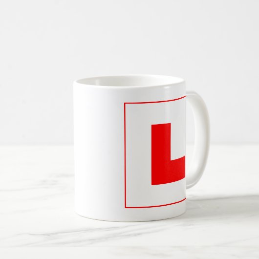 Stuurprogramma L-Bord Leerling/Bachelorette-nacht Koffiemok (Voorkant rechts)