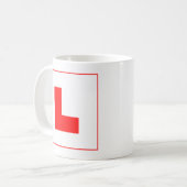 Stuurprogramma L-Bord Leerling/Bachelorette-nacht Koffiemok (Voorkant links)