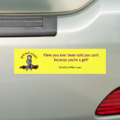Stuurprogramma lichte wielrenauto bumpersticker (Op auto)