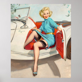 Stuurprogramma omhoog poster