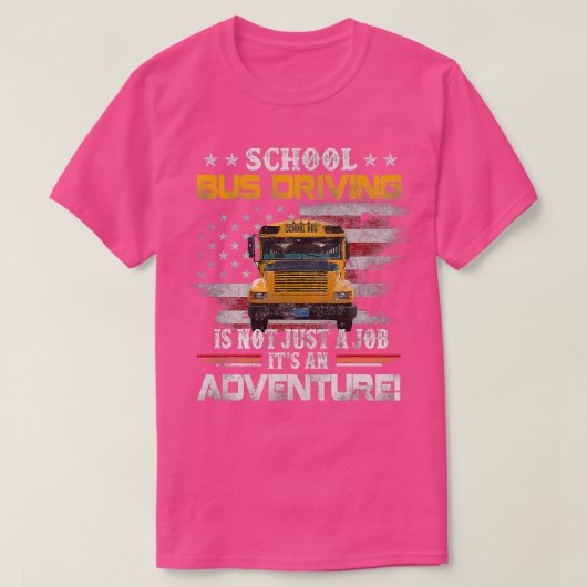 Stuurprogramma op school is een t-shirt (Design voorkant)