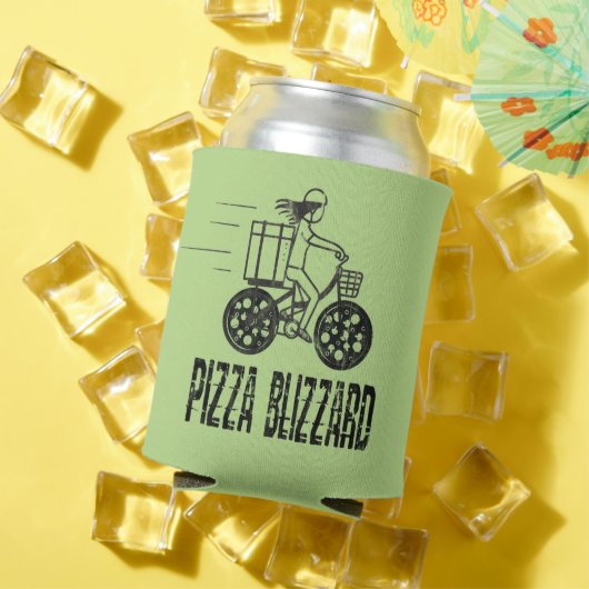 Stuurprogramma Pizza Blizzard Bike Courier Blikjeskoeler (Insitu Zomer)