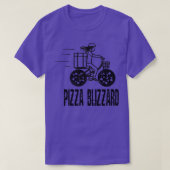 Stuurprogramma Pizza Blizzard Bike Courier T-shirt (Design voorkant)