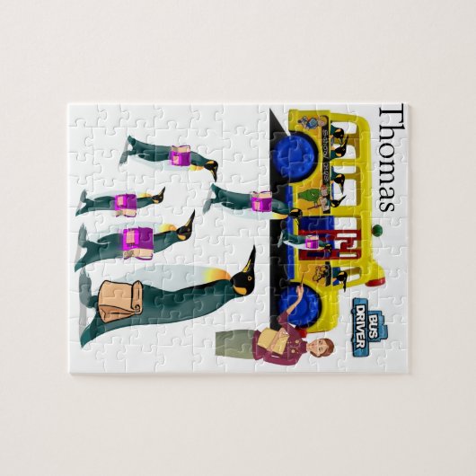 Stuurprogramma Puzzles White en Black Penguin Scho Legpuzzel (Horizontaal)