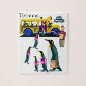 Stuurprogramma Puzzles White en Black Penguin Scho Legpuzzel (Verticaal)