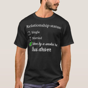Stuurprogramma relatie status bus t-shirt