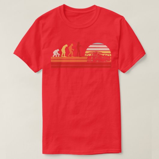 Stuurprogramma Retro School-bus bus-driver Klassi T-shirt (Design voorkant)