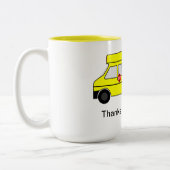 Stuurprogramma school en ondersteunende mok (Links)