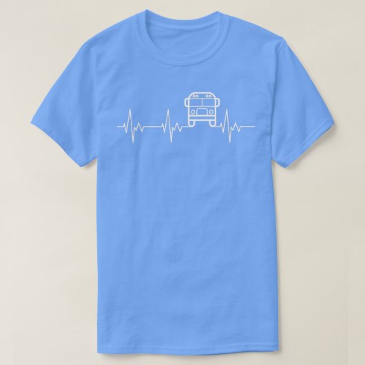 Stuurprogramma school hartslag 1 t-shirt (Design voorkant)