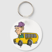 Stuurprogramma school sleutelhanger (Voorkant)